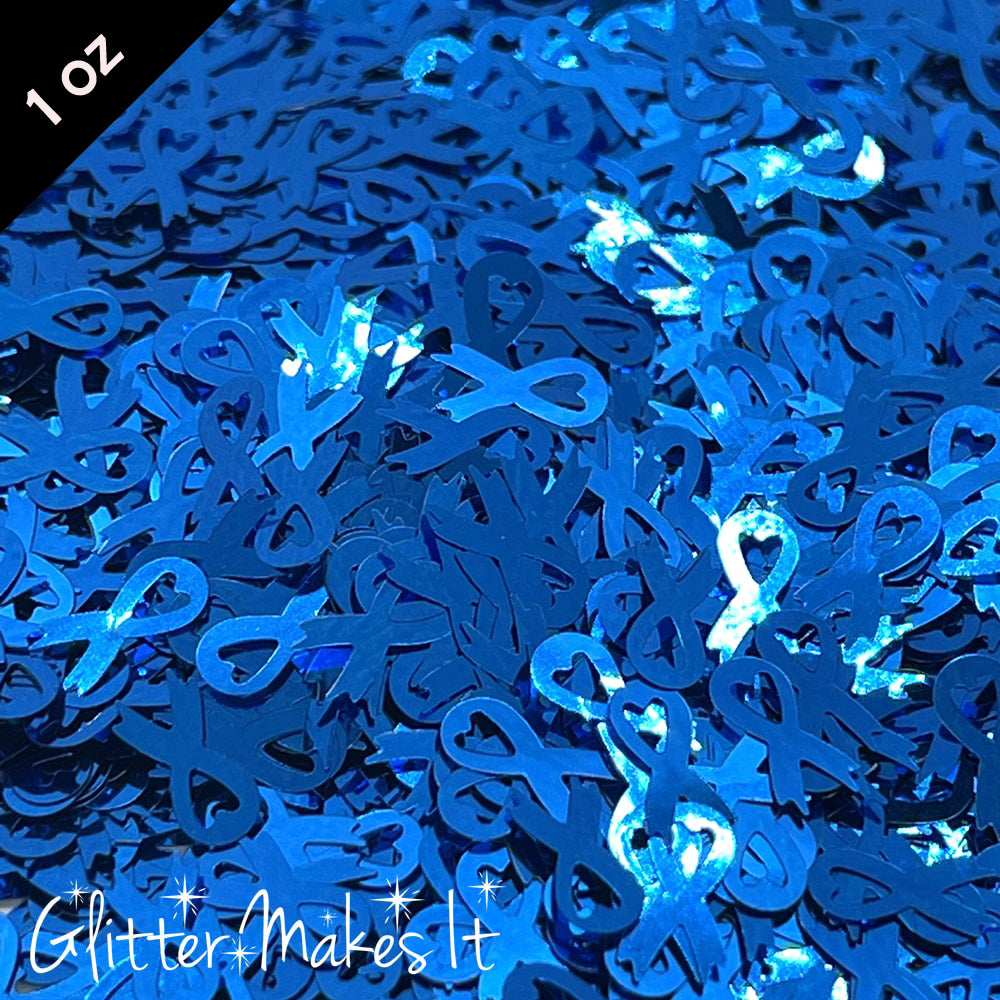 Blue Ribbons – Glitter Makes It