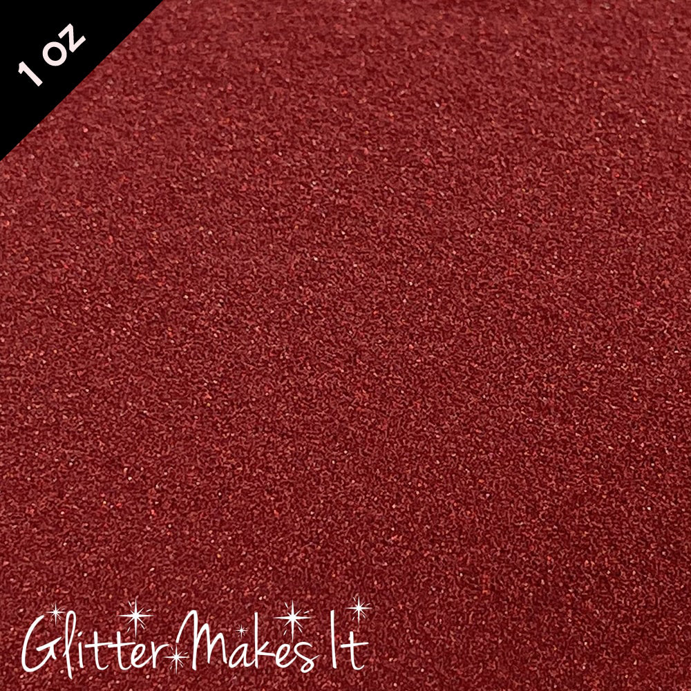 Suzy Sparkles Glitter - Metallic Red - Fine