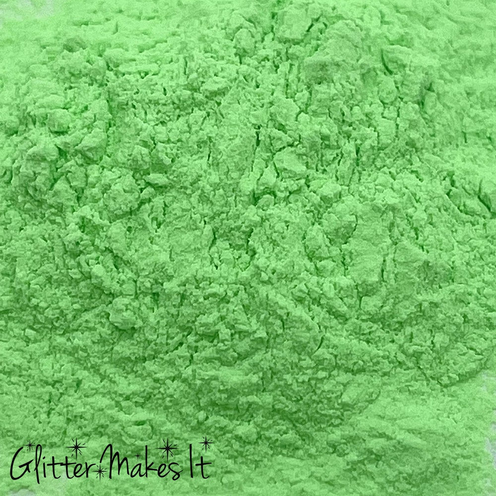 Green To Green - Glow In The Dark Mica – Glitter Makes It