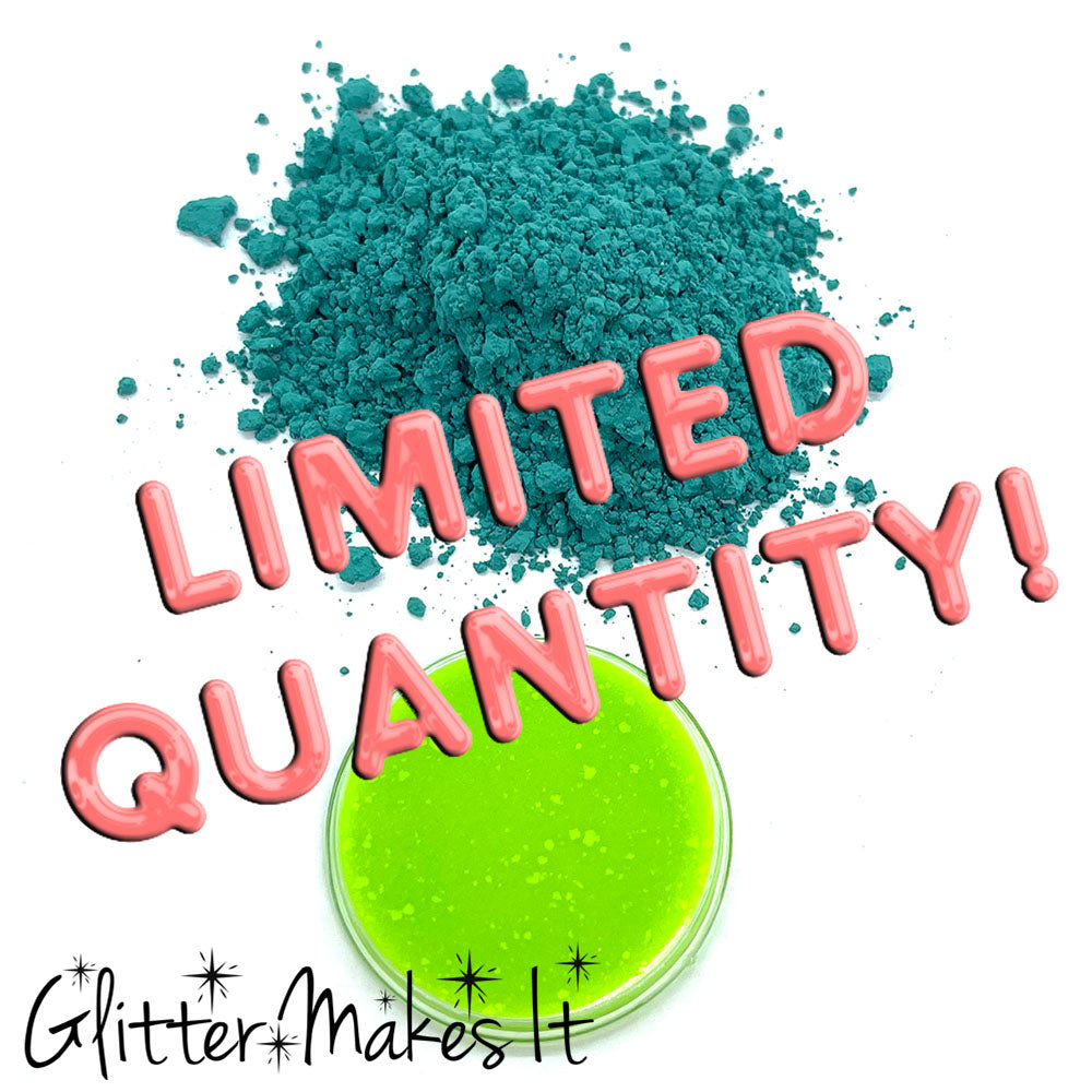 Dark To Neon Green Thermal Mica