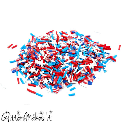 'MERICA - Polymer Clay Sprinkles