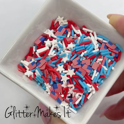 'MERICA - Polymer Clay Sprinkles