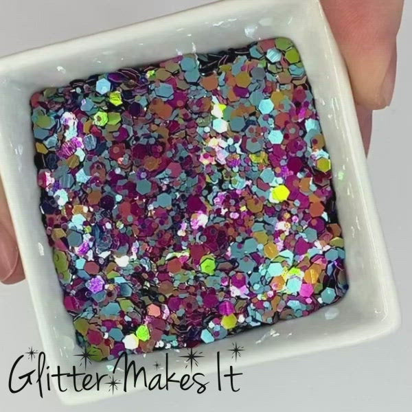 KALEIDOSCOPE 420 *UV* Festival Glitter Confetti – inkeddollcosmetics