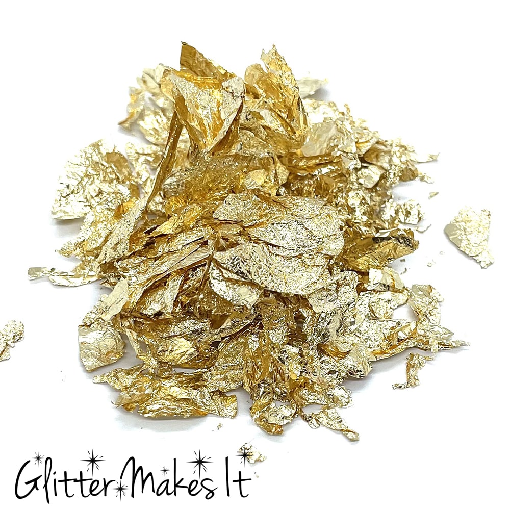 12 Pack: Gold Foil Specialty Glitter Flakes by Recollections™
