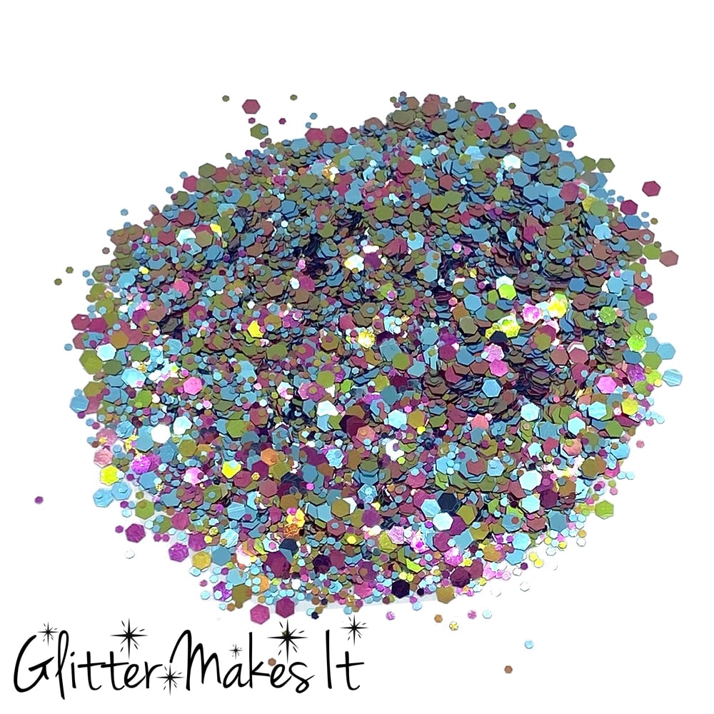 KALEIDOSCOPE 420 *UV* Festival Glitter Confetti – inkeddollcosmetics