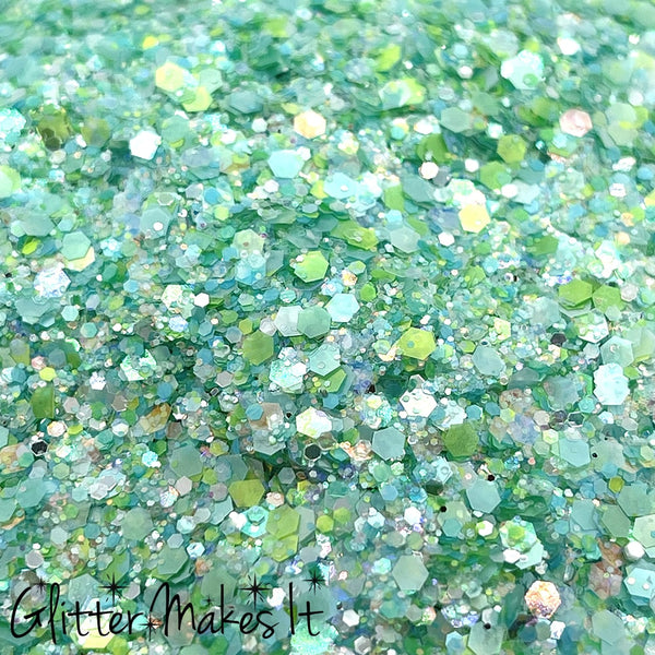 Bubbling Seafoam - extra fine Glitter – WilsonBrownSupplies